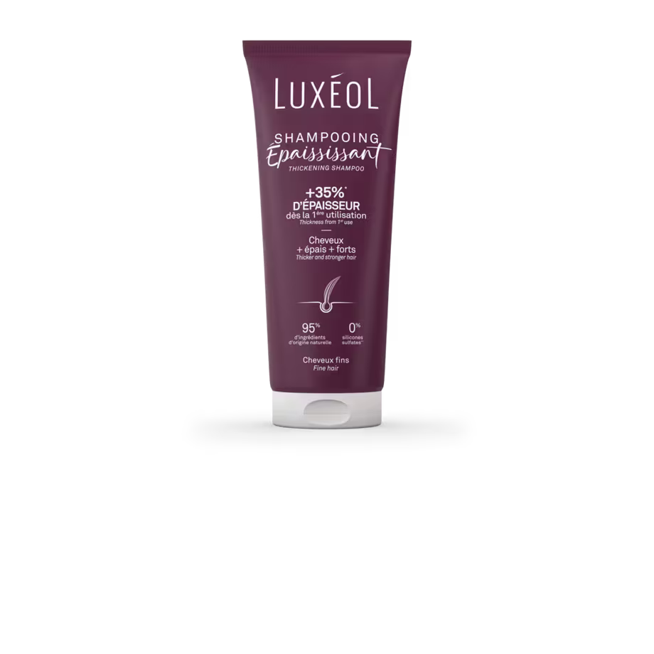 Luxéol Thickening Shampoo for Fine Hair – Hair Density & Strength – 200 ml