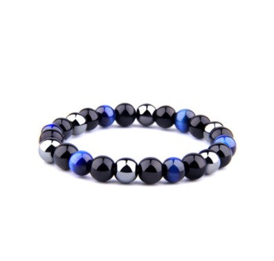 Tiger Eye Bracelet Obsidian Hematite Gemstone Bead Bracelet(FB0133 FB228 B20067 )