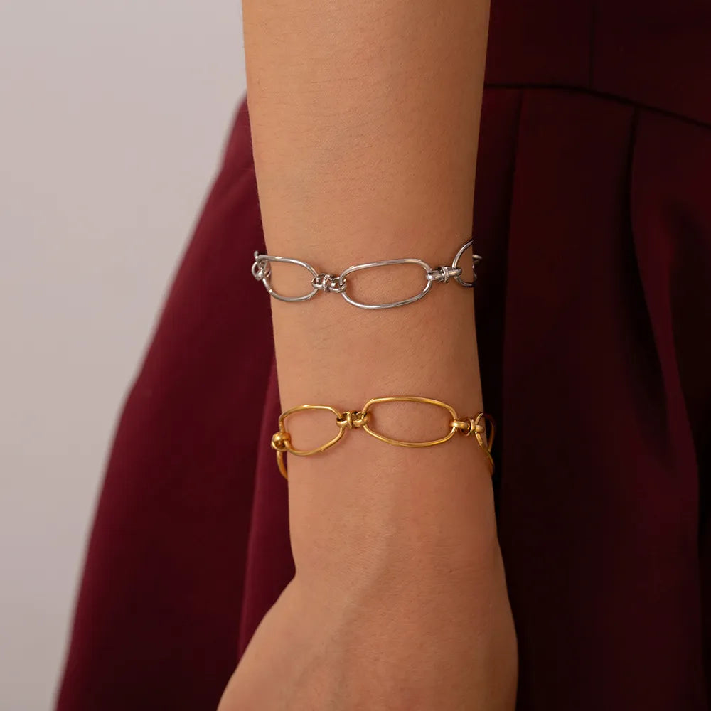 Bracelet Chaîne Acier Titane | Design Moderne Unisexe | Bijou Tendance
