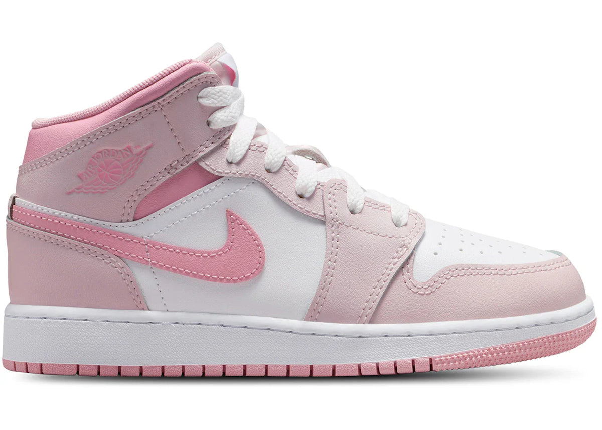Jordan 1 Mid Pearl Pink White