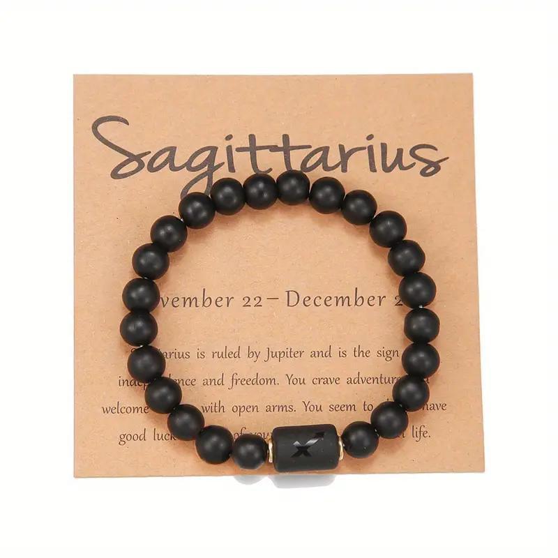 Bracelet Pierre Naturelle Oeil de Tigre | Image Zodiaque Perles | Bijou Spirituel