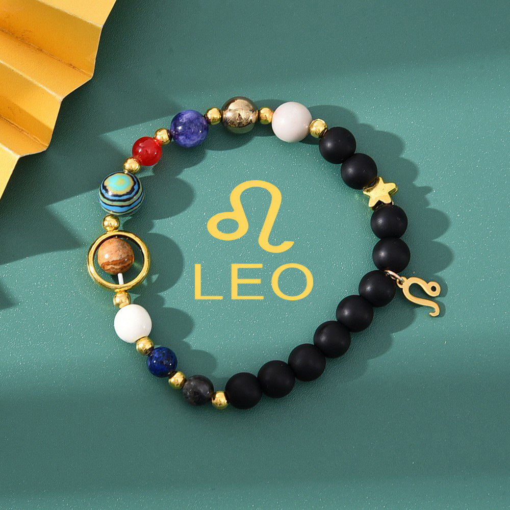 Bracelet Pierre Naturelle Oeil de Tigre | Image Zodiaque Perles | Bijou Spirituel