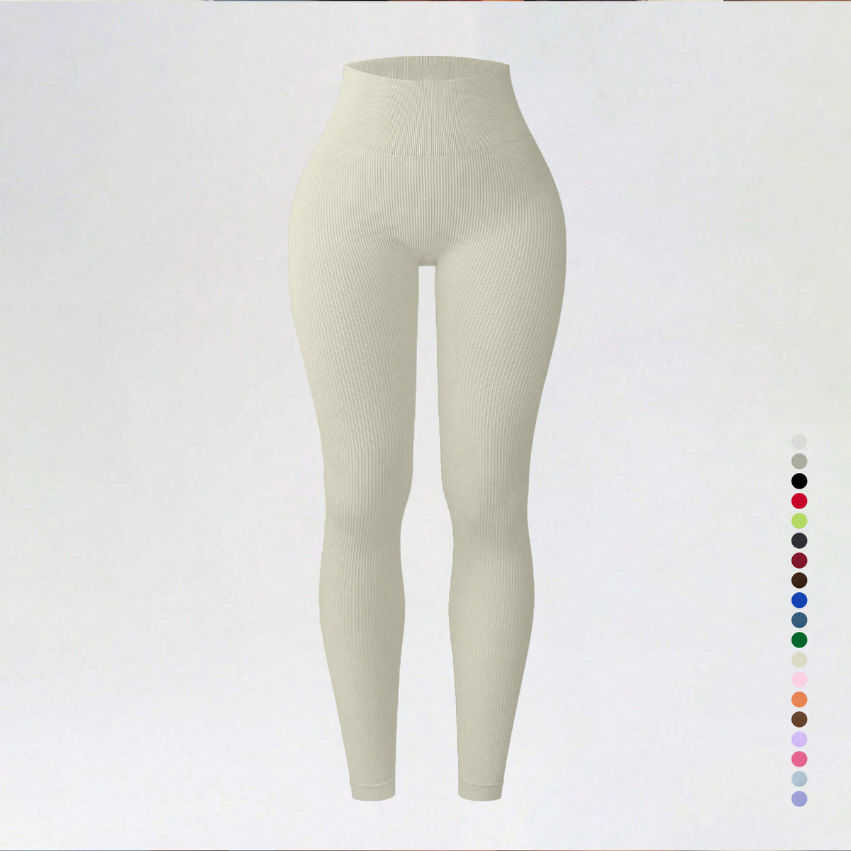 Leggings Yoga Taille Haute Sans Coutures Femme – Sport & Fitness