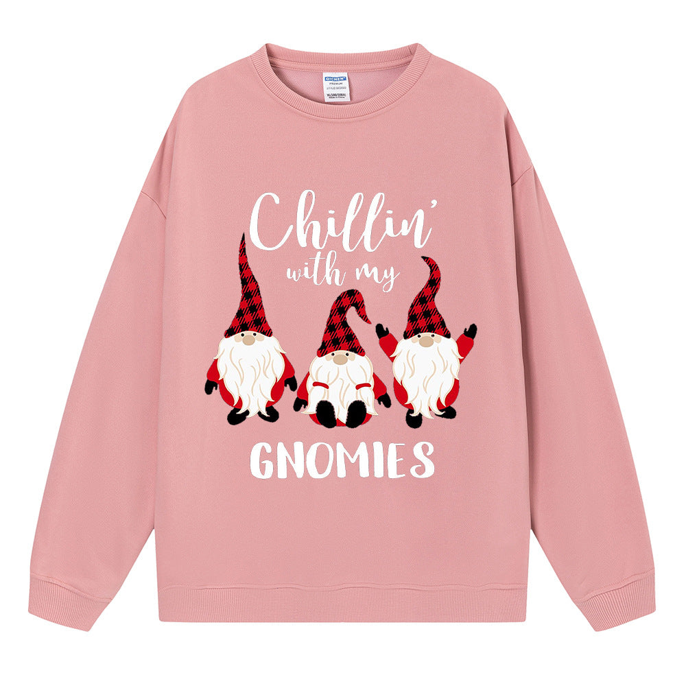 Christmas hoodie Christmas three little people print