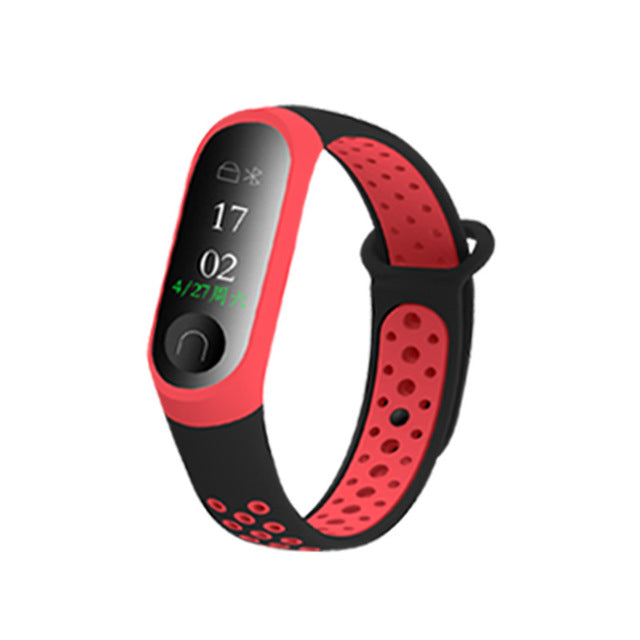 Bracelet Silicone Xiaomi Mi Band 3 & 4 | Sangle Sport Remplacement | Montre Connectée