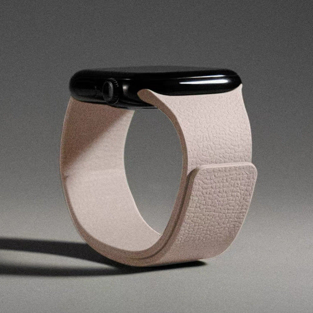 Apple iWatch, Huawei Watch 5, Samsung GT5 Silicone Watch Band with Soft Magnetic Adsorption and Lychee Pattern