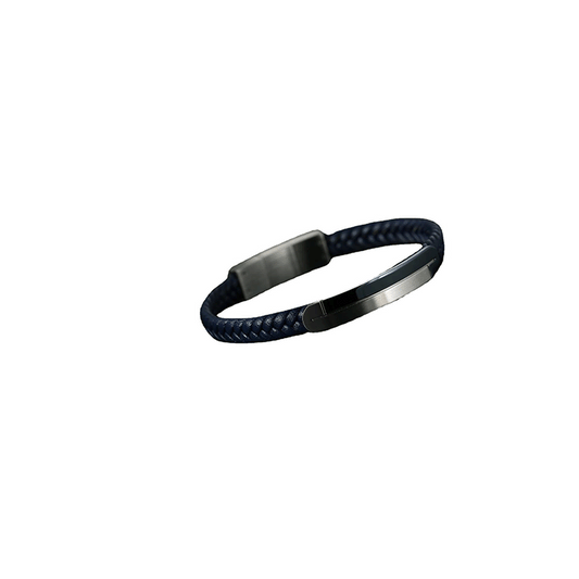 Glossy Simple Bracelet Curved Stainless Steel Bracelet Men's Personalized Bracelet