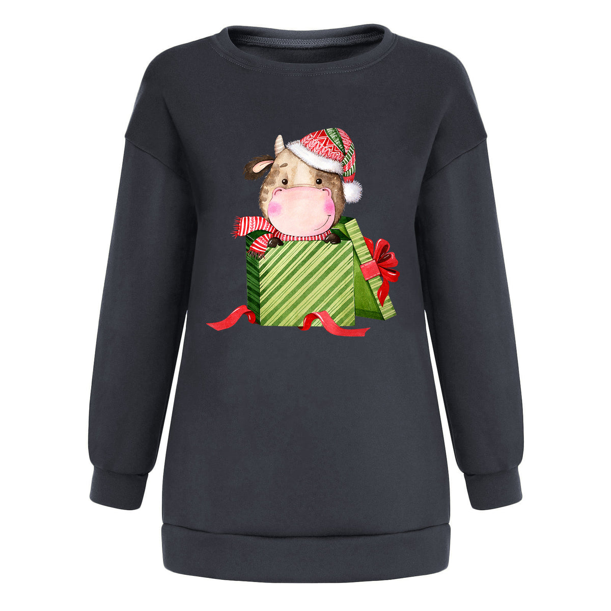 Christmas off shoulder hoodie Christmas gift