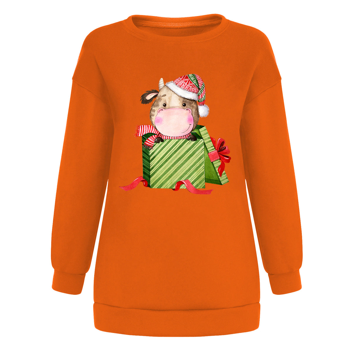 Christmas off shoulder hoodie Christmas gift