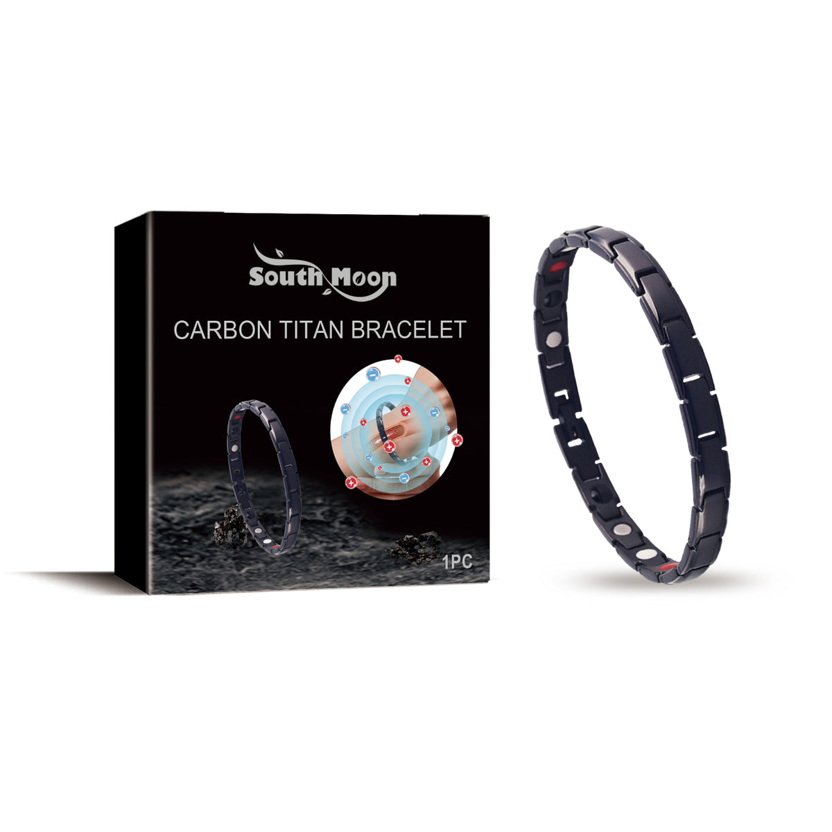 Bracelet Acier Inoxydable Titane | Sport Gym Portable | Style Simple et Tendance