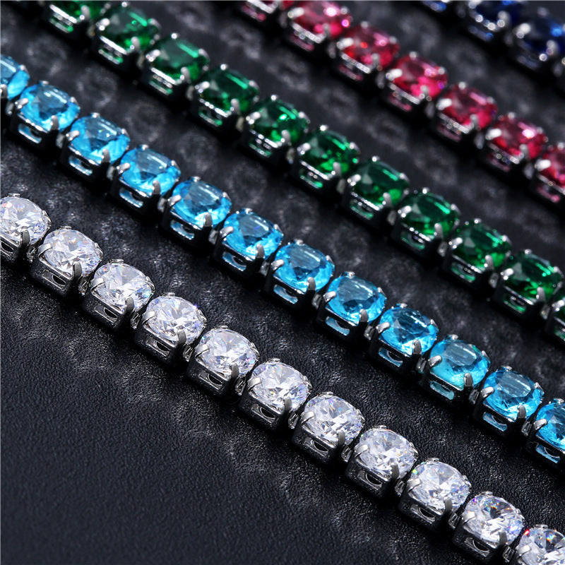 Bracelet Hip Hop Micro-Set Zircon | Bijou Homme Femme Urbain | Accessoire Mode
