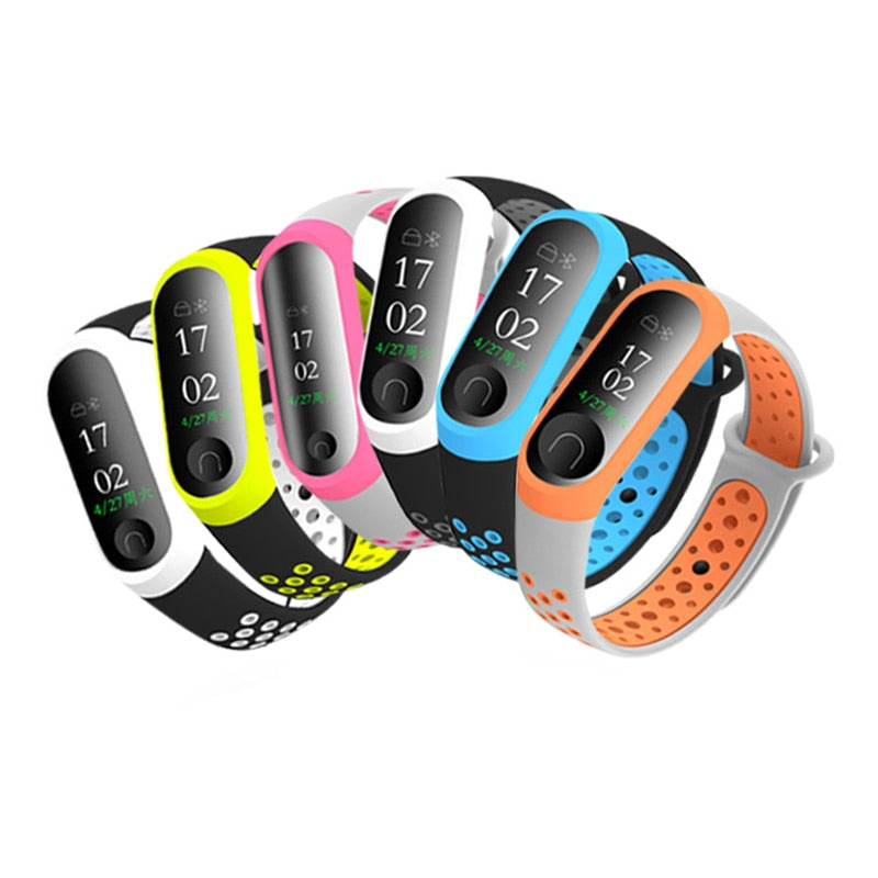 Bracelet Silicone Xiaomi Mi Band 3 & 4 | Sangle Sport Remplacement | Montre Connectée