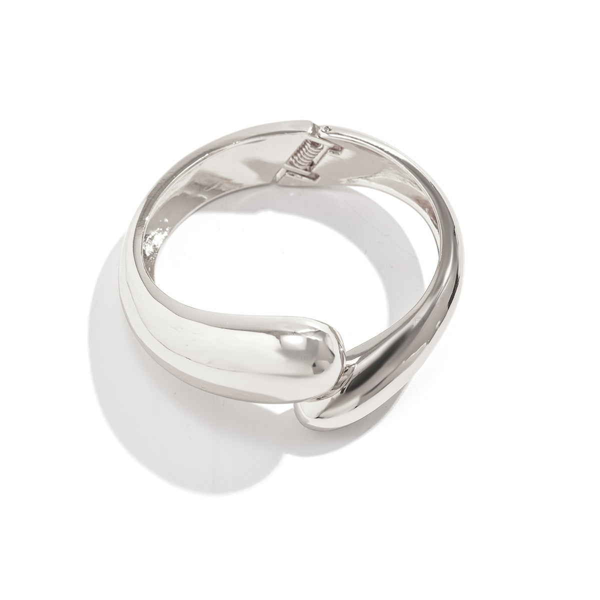 Bracelet Femme Goutte d'Eau Métal | Surface Photosensible Ressort | Bijou Tendance