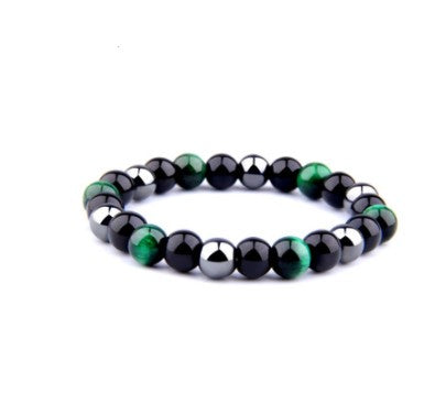 Tiger Eye Bracelet Obsidian Hematite Gemstone Bead Bracelet（FB0133 FB228 B20067 ）