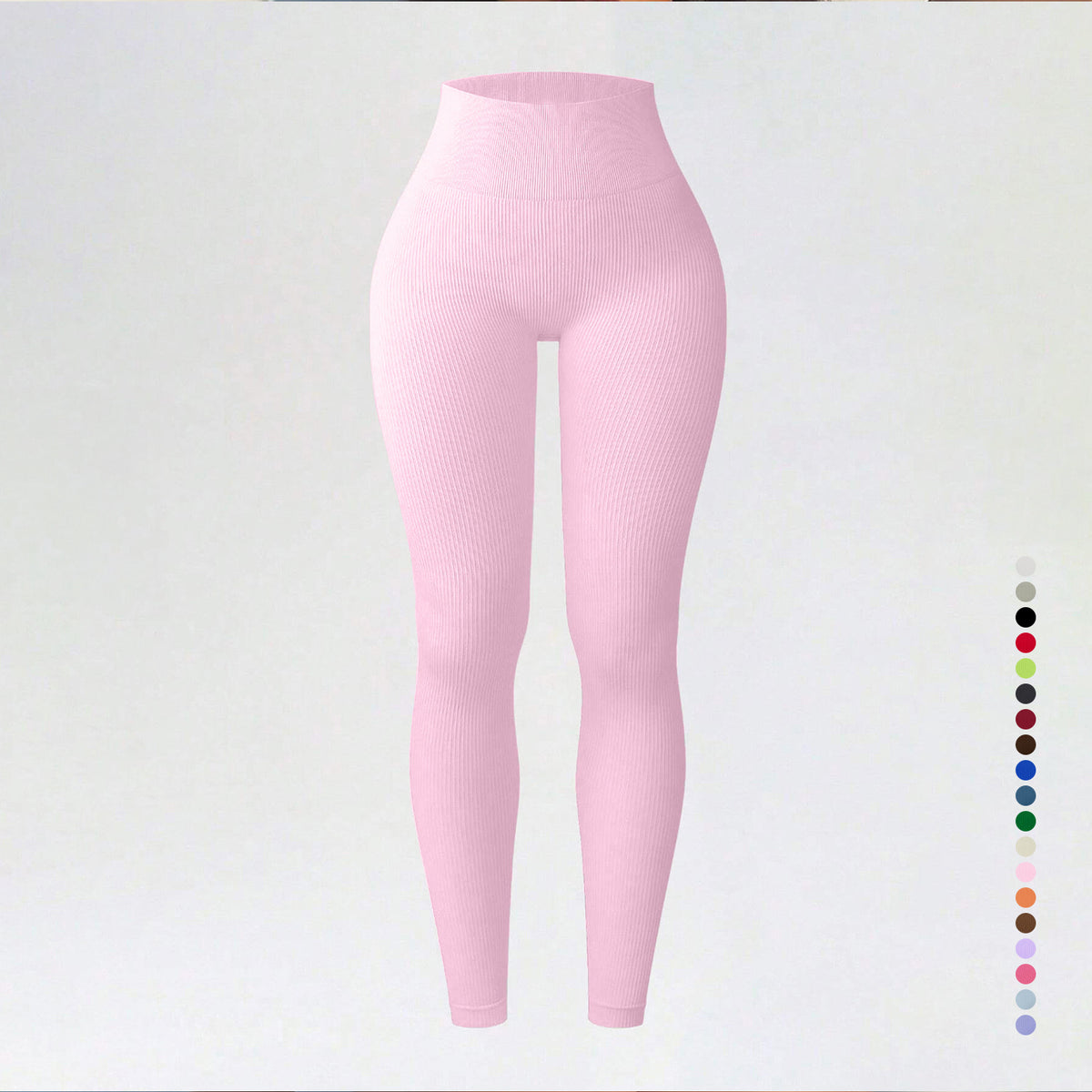 Leggings Yoga Taille Haute Sans Coutures Femme – Sport & Fitness