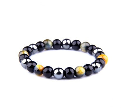 Tiger Eye Bracelet Obsidian Hematite Gemstone Bead Bracelet（FB0133 FB228 B20067 ）