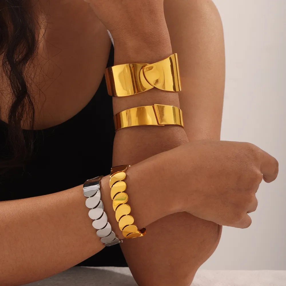 Bracelet Acier Titane Inoxydable | Bijou Homme Femme Classique | Accessoire Mode