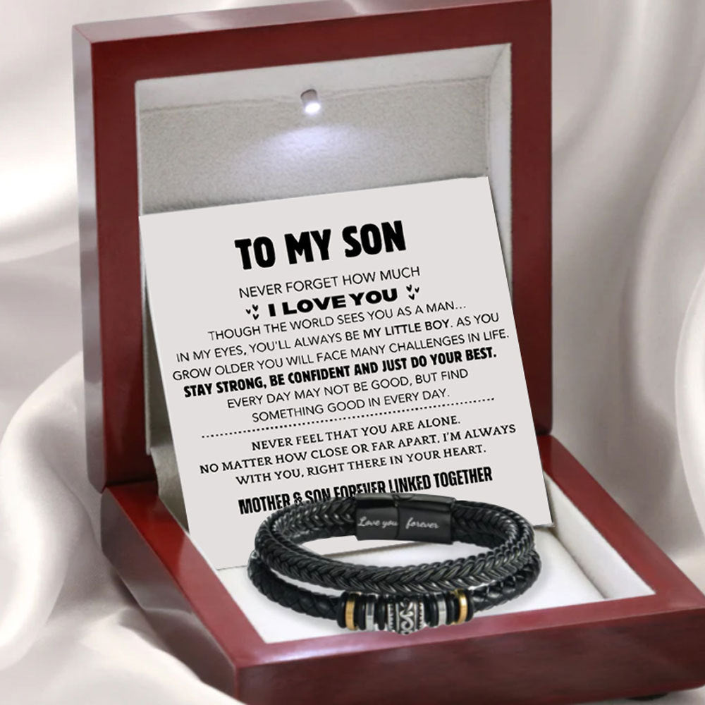 Bracelet Corde Cuir Acier Inoxydable | Bijou Homme Résistant | Accessoire Mode