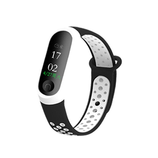 Bracelet Silicone Xiaomi Mi Band 3 & 4 | Sangle Sport Remplacement | Montre Connectée