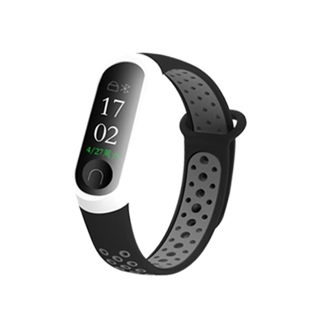 Bracelet Silicone Xiaomi Mi Band 3 & 4 | Sangle Sport Remplacement | Montre Connectée