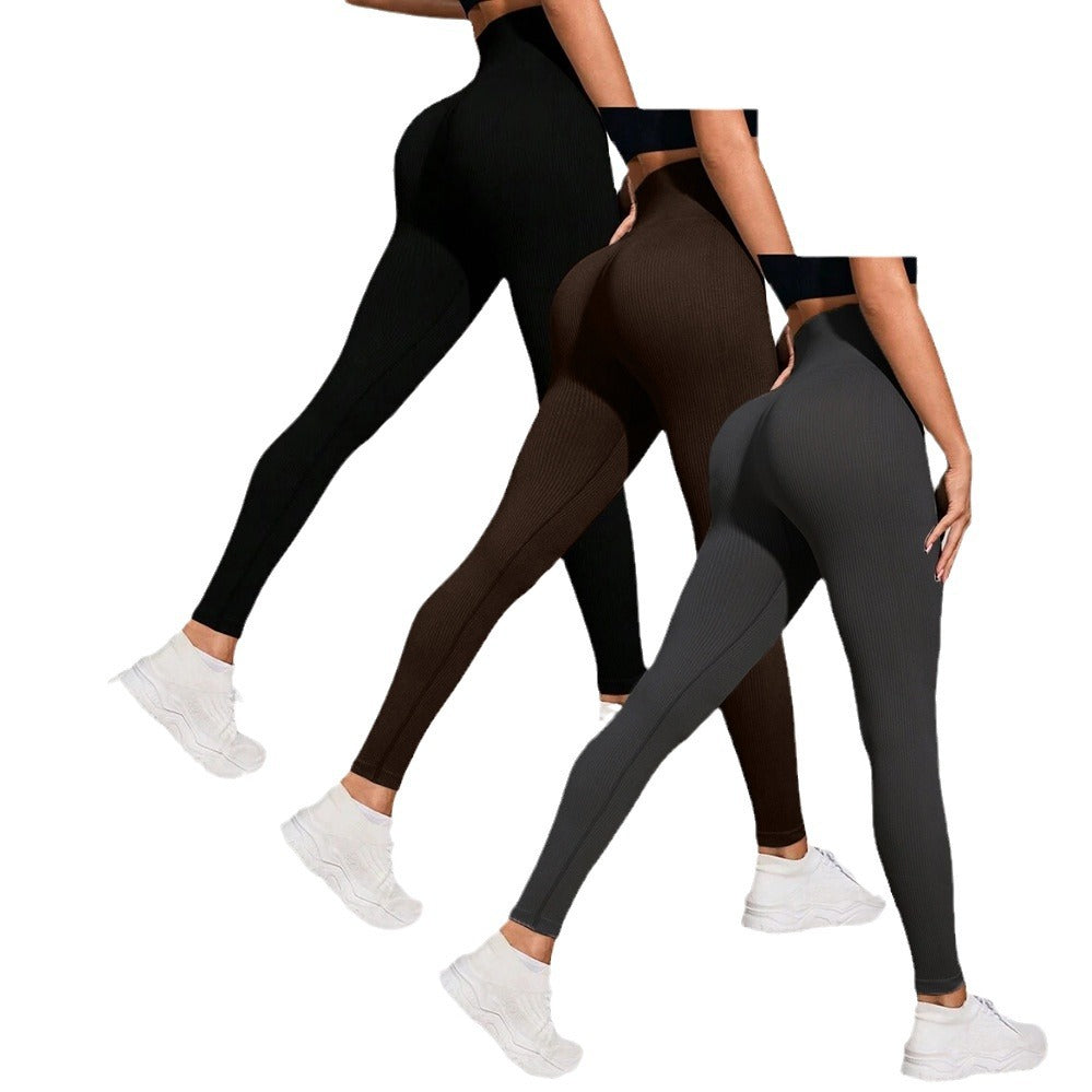 Leggings Yoga Taille Haute Sans Coutures Femme – Sport & Fitness
