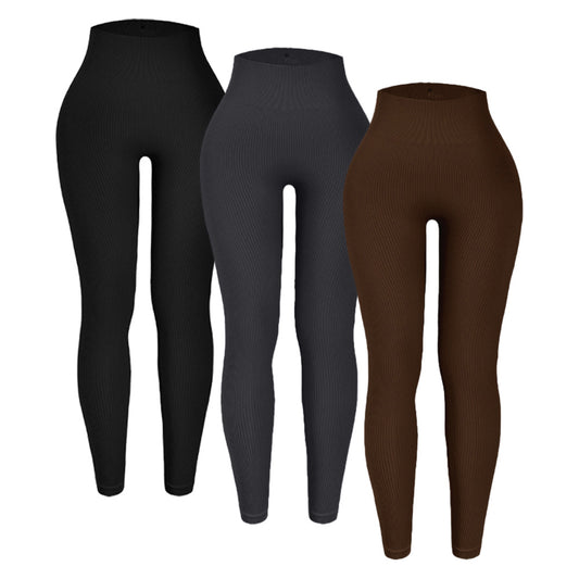 Leggings Yoga Taille Haute Sans Coutures Femme – Sport & Fitness