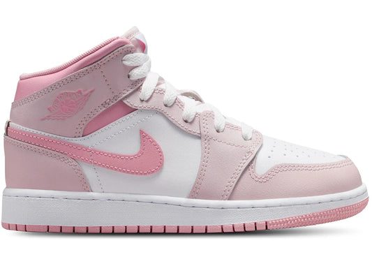 Jordan 1 Mid Pearl Pink White