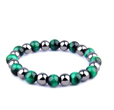 Tiger Eye Bracelet Men's Simple Obsidian Couple Friendship Bracelet（B200030 B200031 B200032 B200033 B200034）