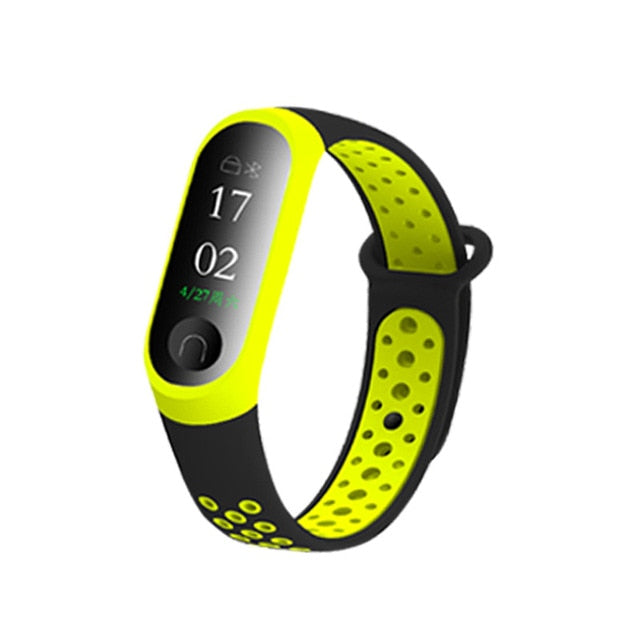 Bracelet Silicone Xiaomi Mi Band 3 & 4 | Sangle Sport Remplacement | Montre Connectée