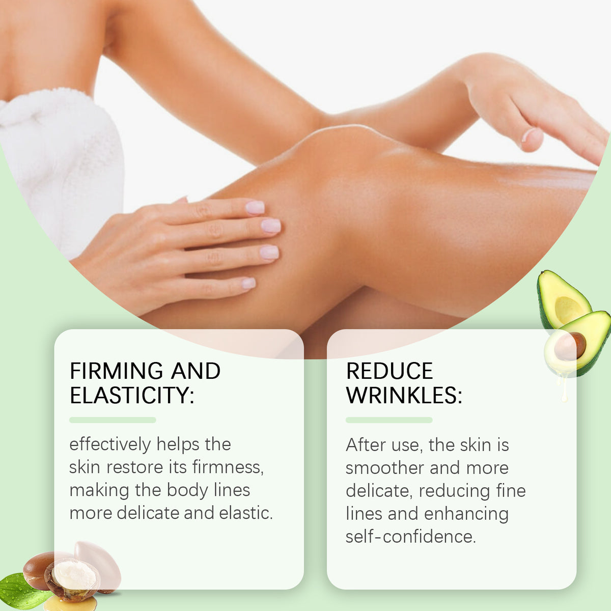 Lotion Exfoliante Corps Avocat OceAura | Hydratation Complète Peau | Soin Corps