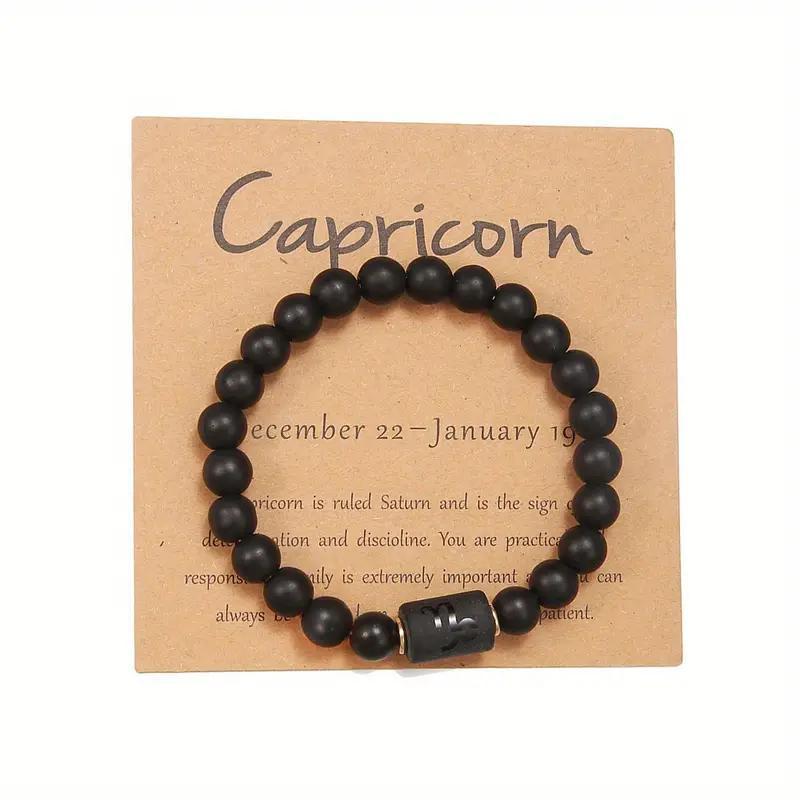 Bracelet Pierre Naturelle Oeil de Tigre | Image Zodiaque Perles | Bijou Spirituel