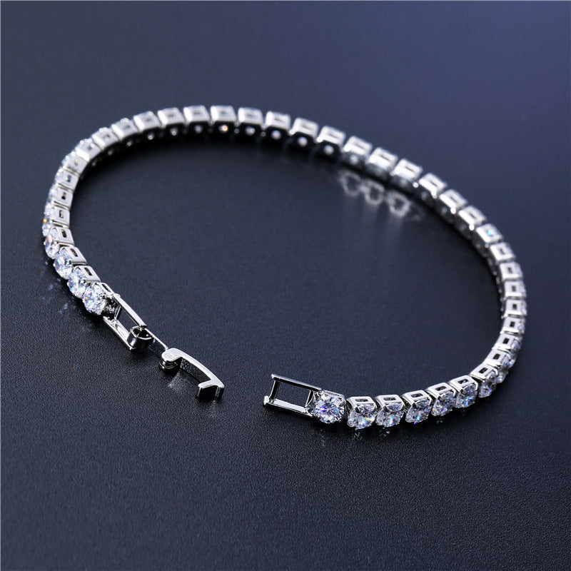 Bracelet Hip Hop Micro-Set Zircon | Bijou Homme Femme Urbain | Accessoire Mode
