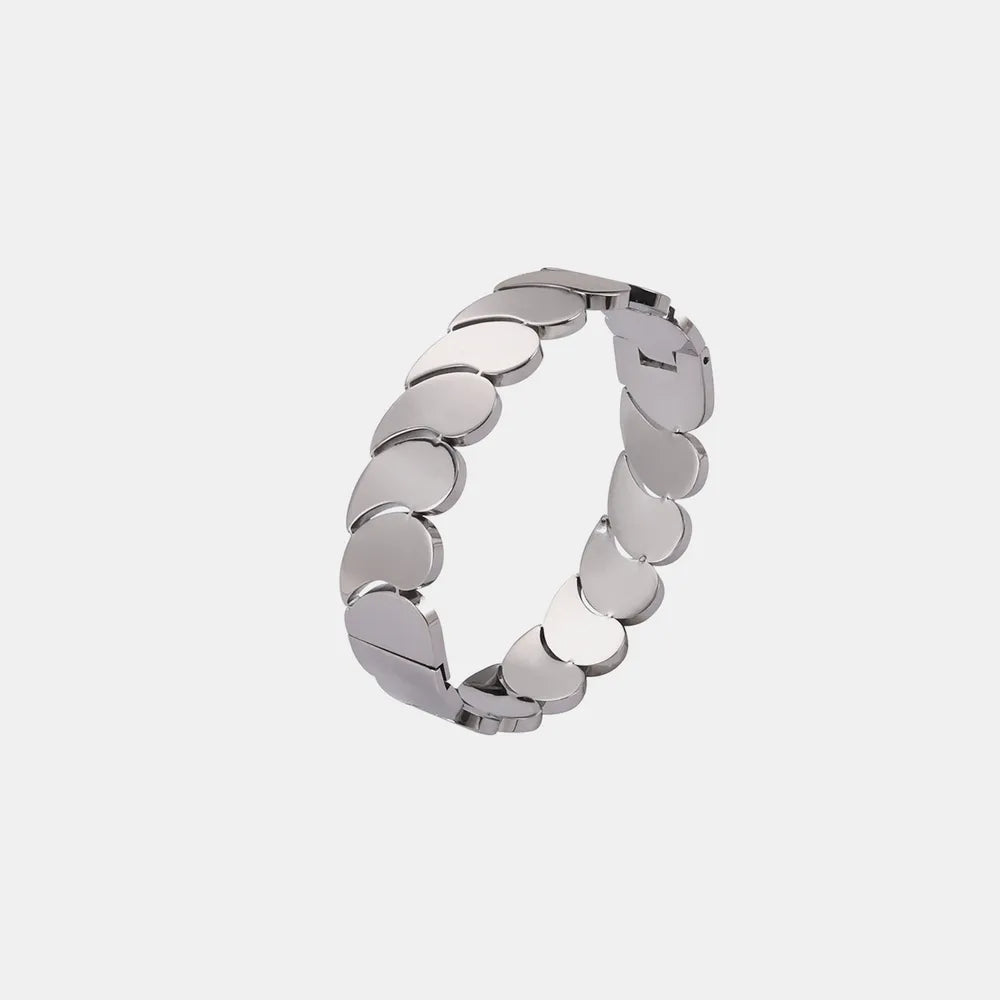Bracelet Acier Titane Inoxydable | Bijou Homme Femme Classique | Accessoire Mode